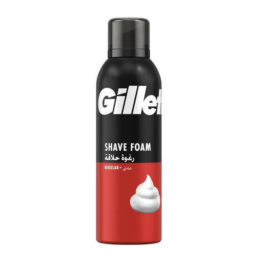 Gillette Regular Shaving Foam, 200ml