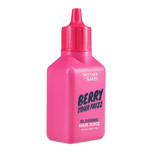 Mother Naked MotherNaked Berry Your Frizz Glossing Hair Juice | 60ml | Anti-Frizz Hair Serum |Berry Scent | Heat Protection | Lightweight Formula | Argan & Jojoba Oil | Vitamin E | Paraben Free