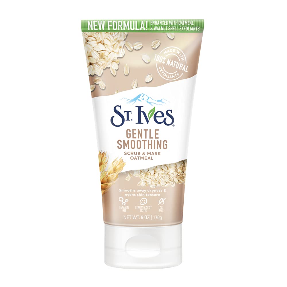 ST. Ives St.Ives Oatmeal Gentle Smoothing Scrub and Mask 6 oz