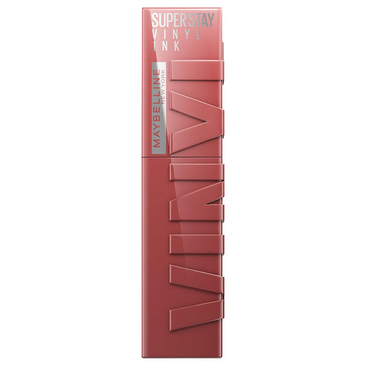 MAYBELLINE New York SuperStay Vinyl Ink Long Lasting Liquid Lipstick, Shine Finish, 115 Peppy