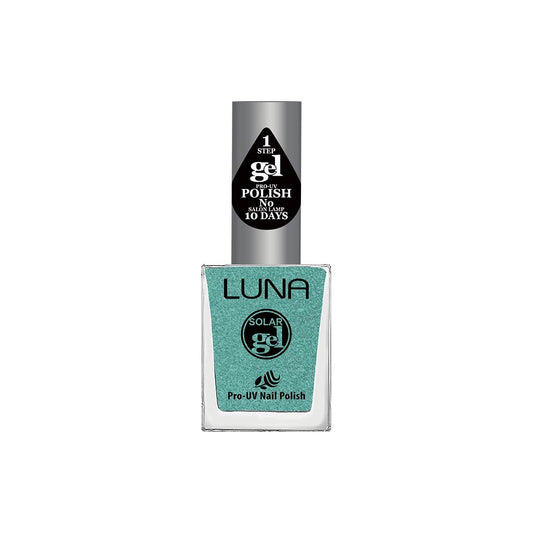 Luna Solar gel nail polish Luna 10 ml - Hologram Aqua Metallic No.2004