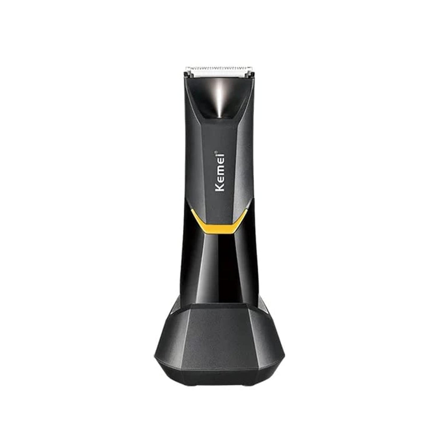 KEMEI Professional Body Hair Trimmer for Men & Women, KM-3208 with LED Light, USB Fast Charging & Ceramic Blade Heads, Waterproof Wet/Dry, Suitable For Body Private Part Shaving,And Pubic Hair.