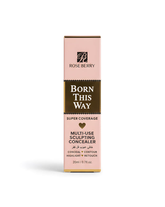 Rose Berry Born This Way Multi-Use Sculpting Concealer, Super Coverage, 20ml, Shade 01