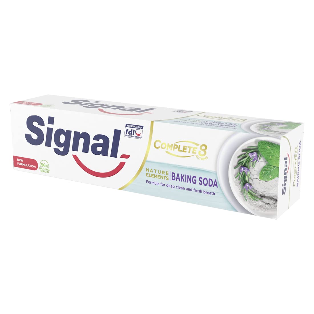 Signal Natural Toothpaste Complete 8 Baking Soda 100ML - Promotion