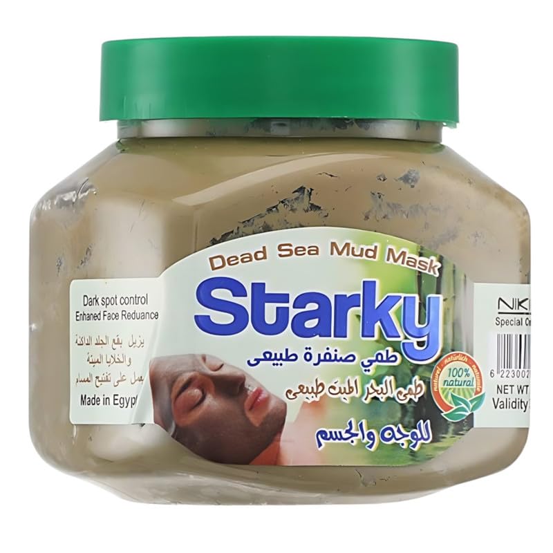 Starky Natural Scrub Cream With Natural Dead Sea Mud For Face&Body-300ml