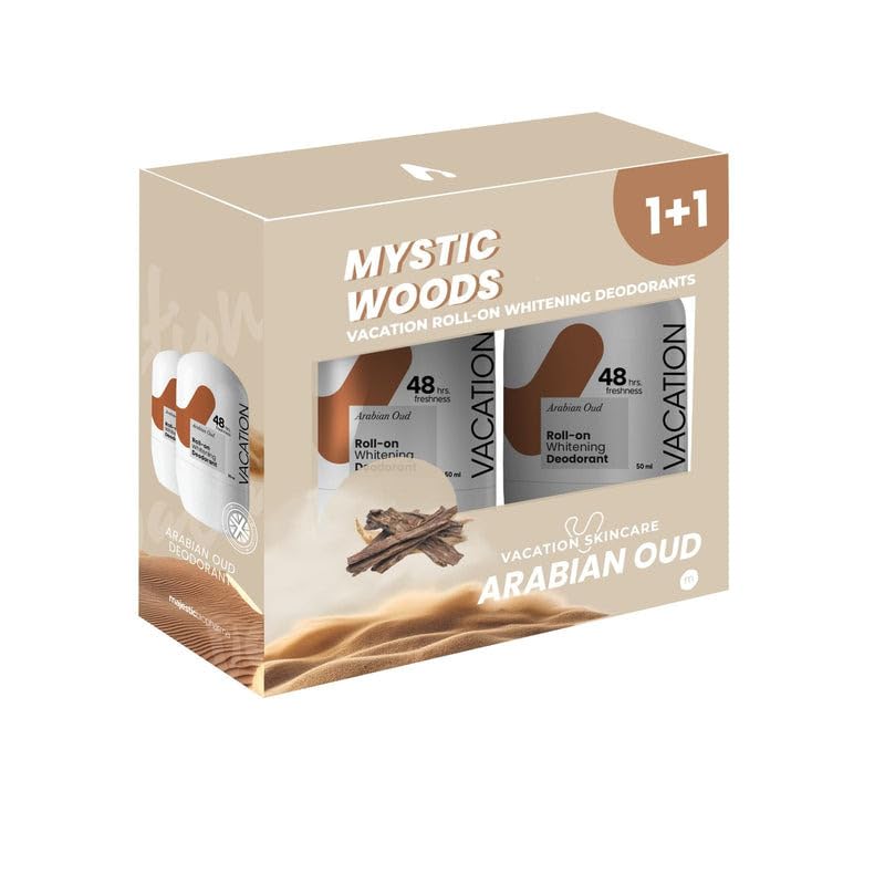Vacation Arabian Oud Whitening Deodorant 50 ml Combo pack
