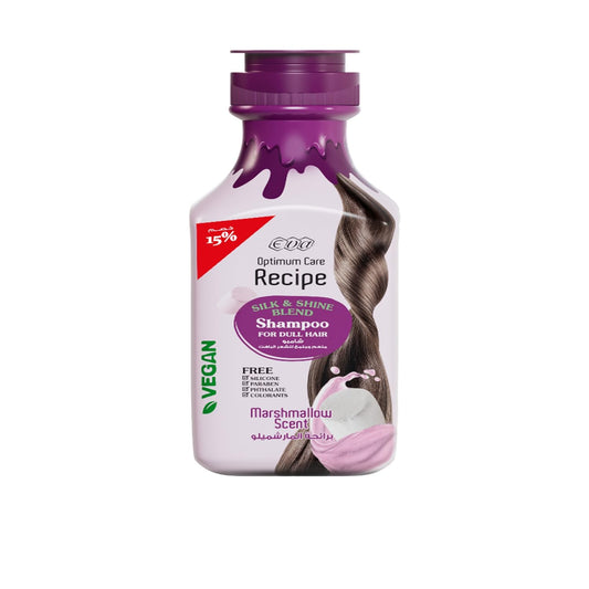 Eva Optimum Care Recipe Silk & Shine Blend Shampoo Marshmallow Scent 350 Ml