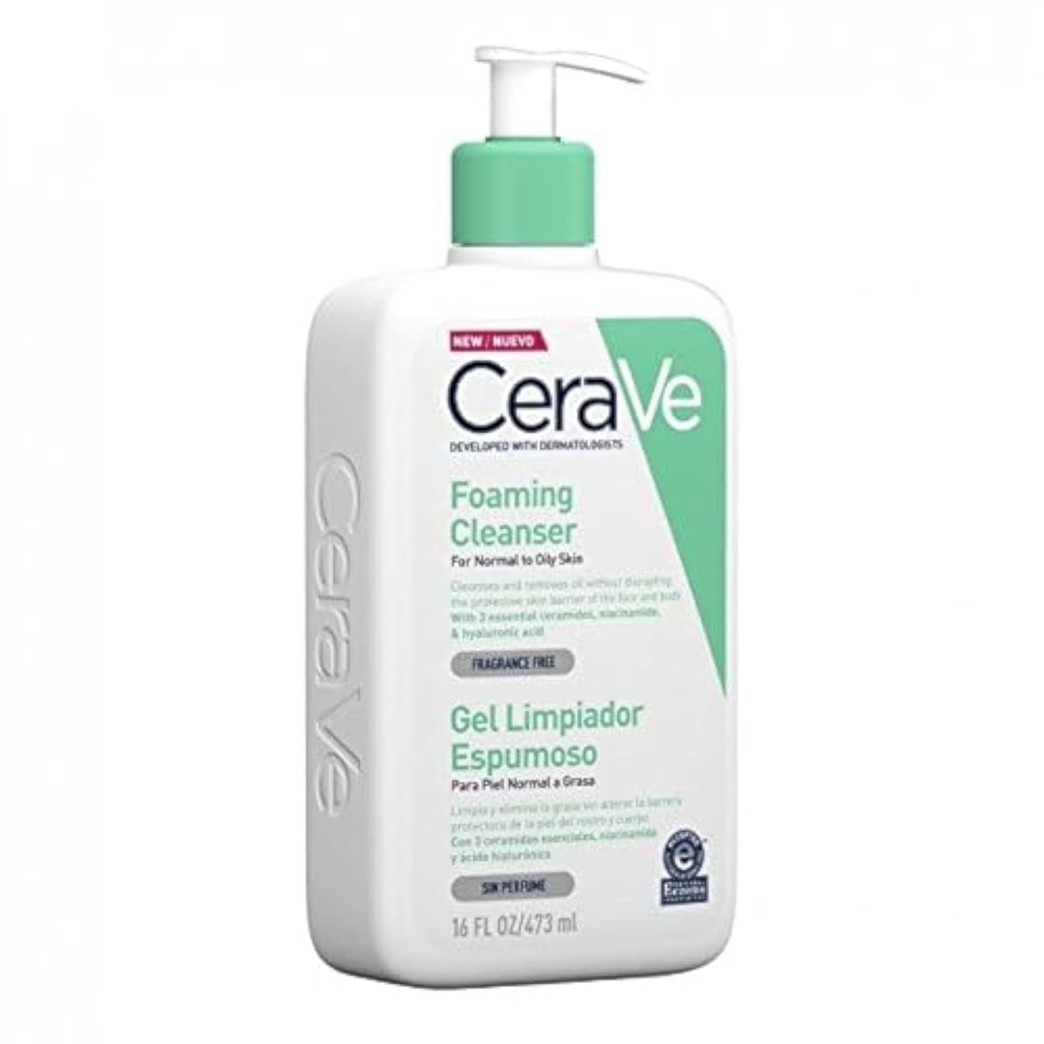 CeraVe Foaming Cleanser Normal to Oily Skin 473ml