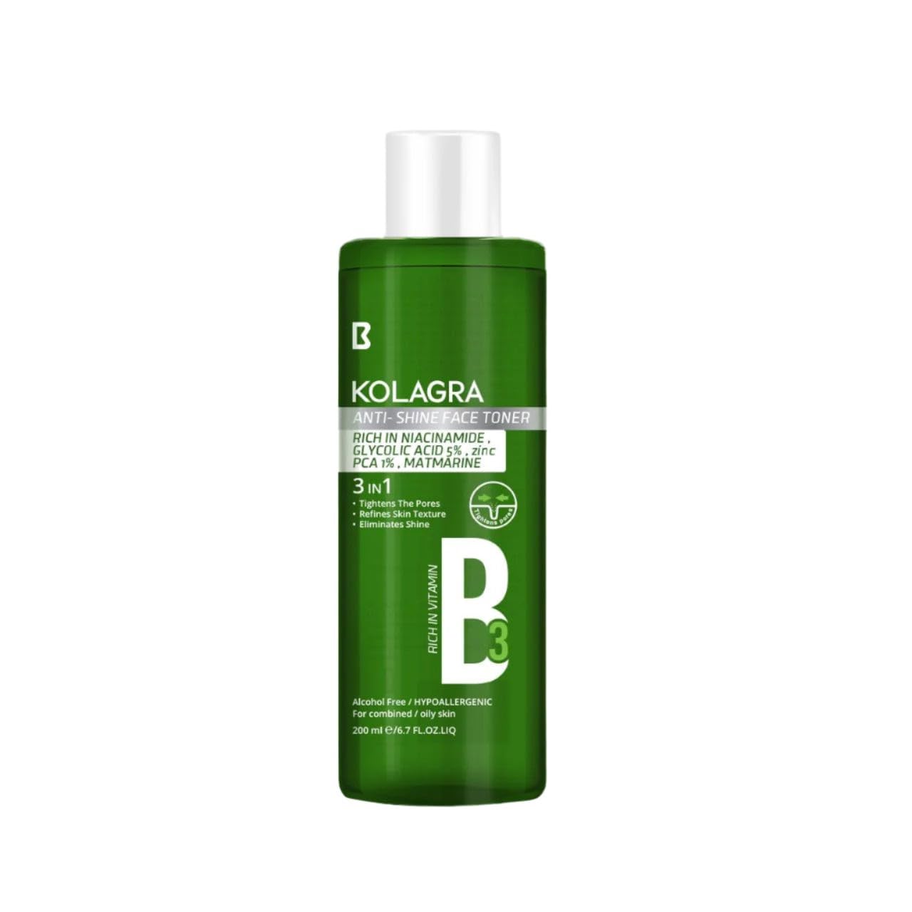 Kolagra Anti-Shine Face Toner 200 ml