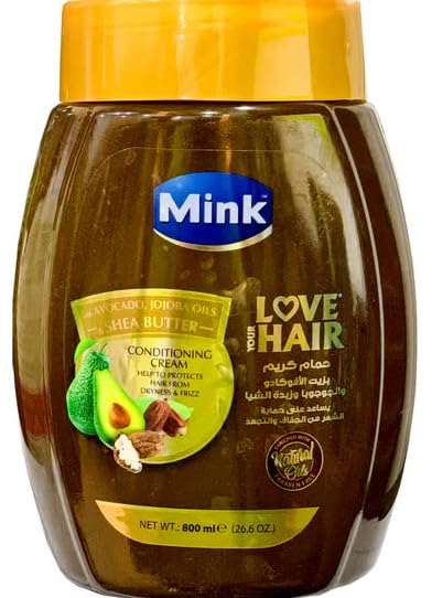 Mink CONDITIONING CREAM with Avocado , Jogoba &shea Butter 800ml