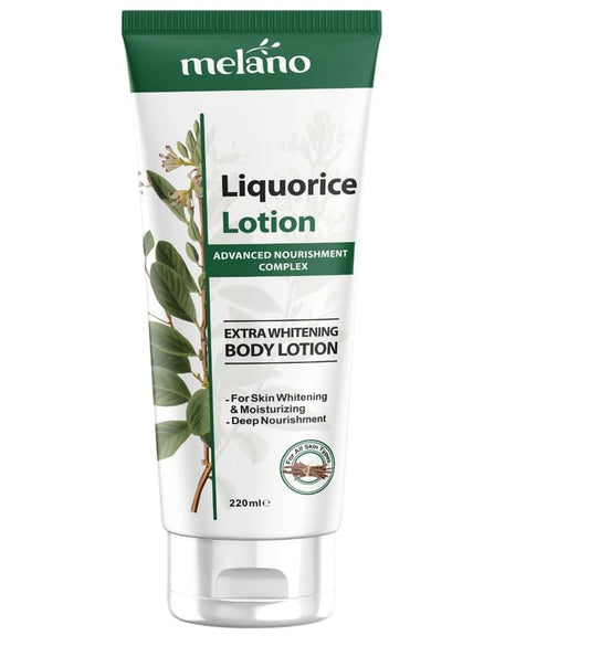 Melano Pharma MelanoPharma Liquorice Lotion Extra Whitening Body Lotion, Advanced Nourishment Complex, 220ml