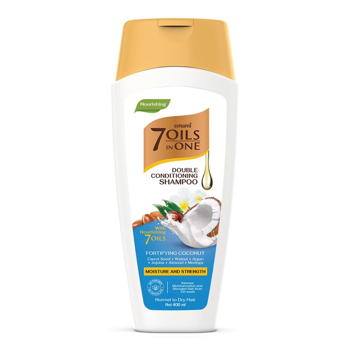 Emami 7 Oils in One Double Conditioning Shampoo Coconut 400 ML