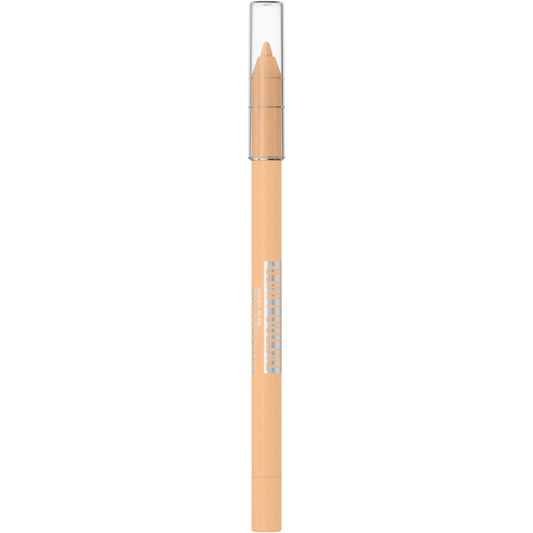 MAYBELLINE New York Tattoo Eye Liner Longlasting Quick Drying Eyeliner Gel Pencil Biscotti Cream