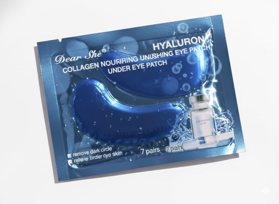 Dear  Hyaluronic Collagen Under Eye Patches, Nourishing Unlifting Eye Patch, 1 Pair