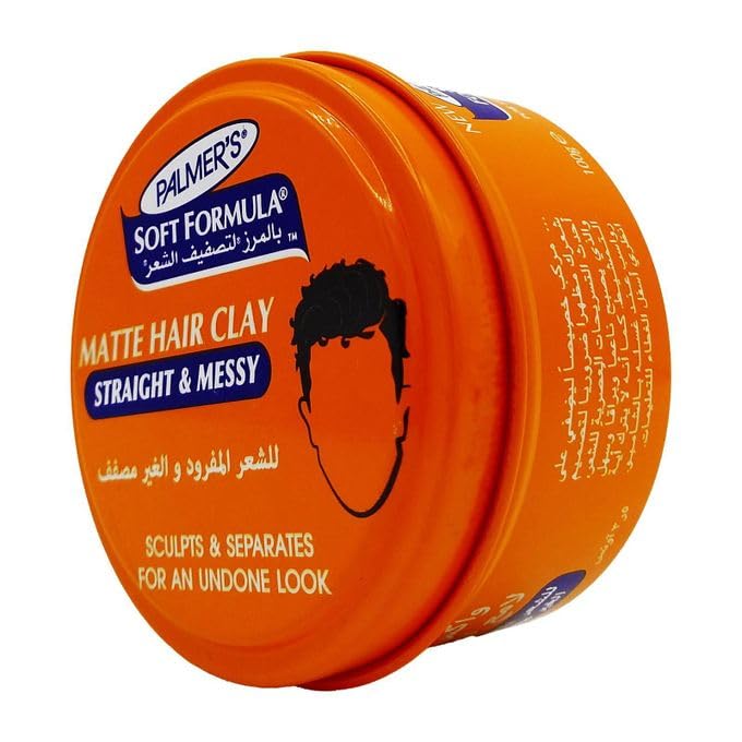 Palmer's Soft Formula Matte Hair Clay Straight & Messy 100g