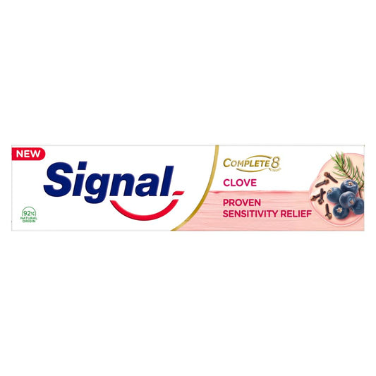Signal Complete 8 Nature Elements for soothing and relieving sensitivity Clove Toothpaste 100ml Promotion