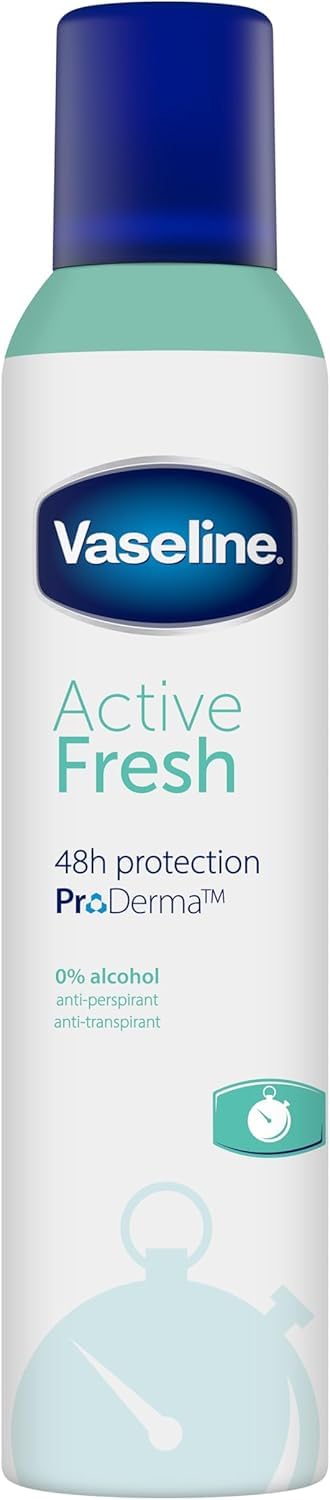 Vaseline Active Fresh Antiperspirant Deodorant Aerosol 250 Ml