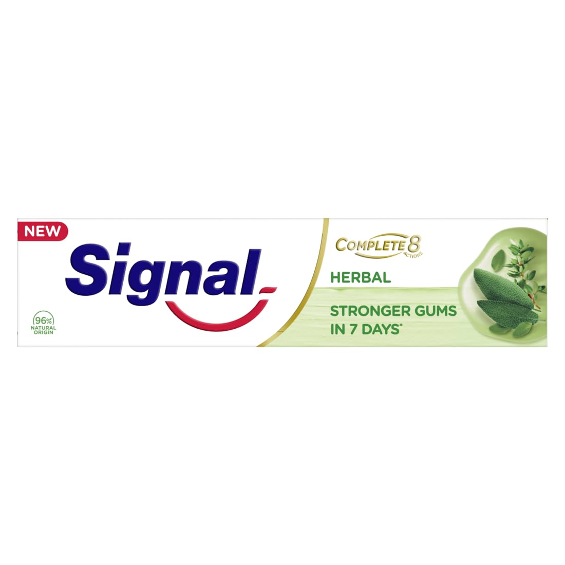 Signal Complete 8 Nature Elements for Strengthened gums in 1 week Herbal Toothpaste 100ml