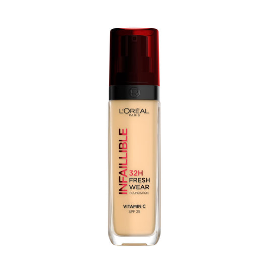 L'Oréal Paris Infaillible 32H Fresh Wear Foundation 120 Vanilla - SPF 25 + Vitamin C​