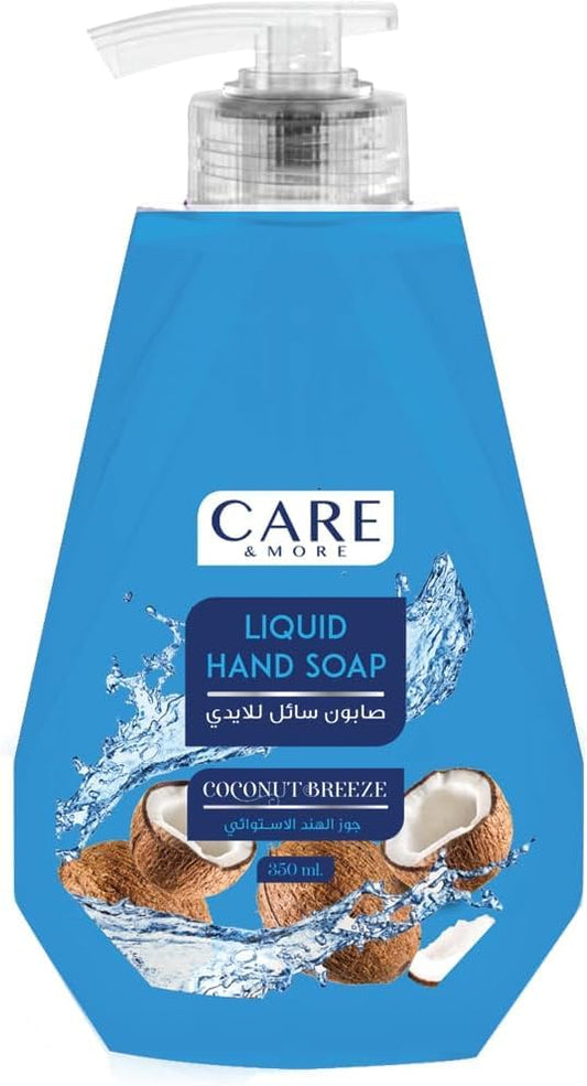 Care More Liquid Hand Soap - Tropical Coconut Breeze - 350 Ml