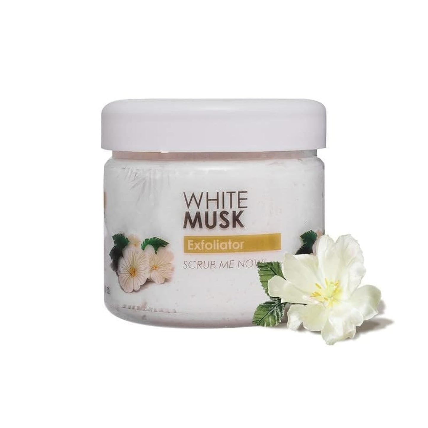 RAW AFRICAN | White Musk Exfoliator | 200 gm | Organic Body Scrub | Moisturizing and Exfoliating | Musk Scent | Vegan | 100% Natural Essential Oils