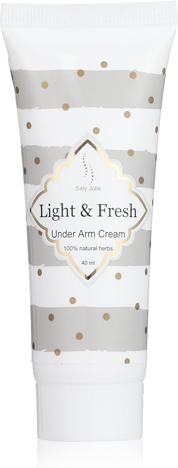 Saly Jolie Underarm Whitening Cream - With Aloe Vera & Green Tea Extract - 40ML Antibacterial, Brightening Lotion with Pearl Powder -For Smooth and Light Skin