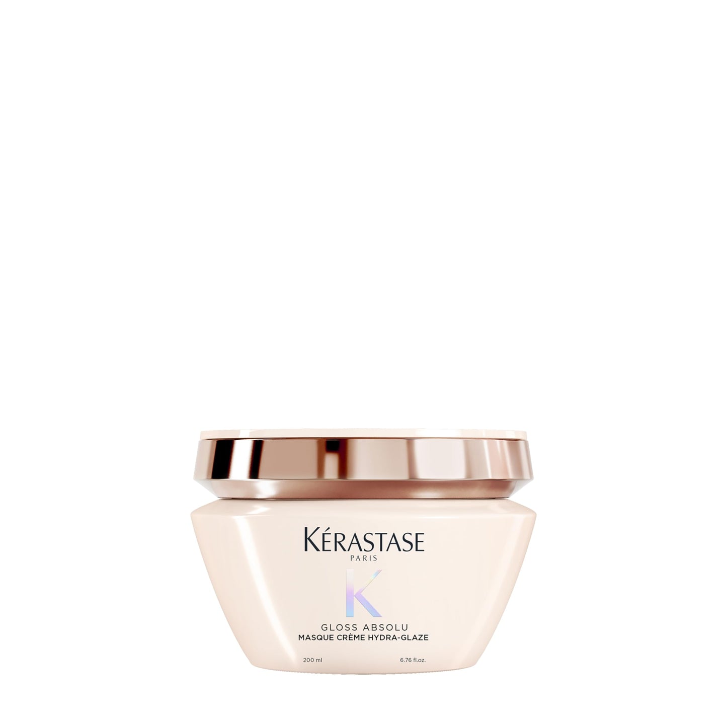 KÉRASTASE Gloss Absolu Masque Crème Hydra-Glaze, Hair Mask for Shine and Smoothness, with Hyaluronic Acid and Glycolic Acid Haircare For Thick, Frizz-prone Hair, 200 ml