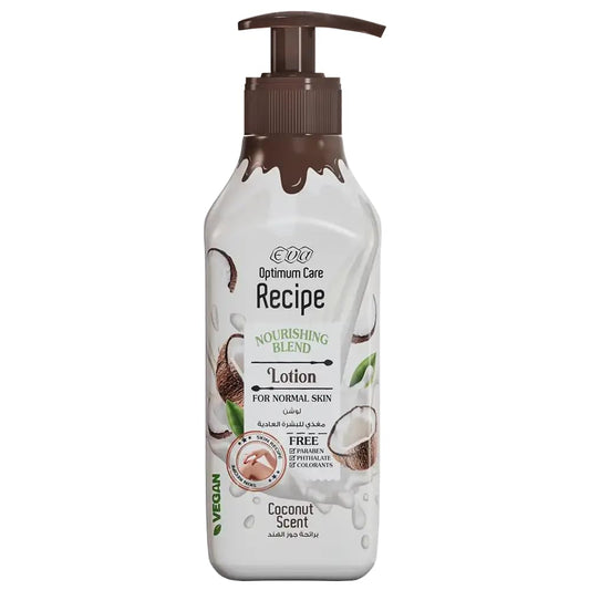 Eva Optimum Care Recipe Nourishing Blend Lotion For Normal Skin - Coconut Scent 370 Ml