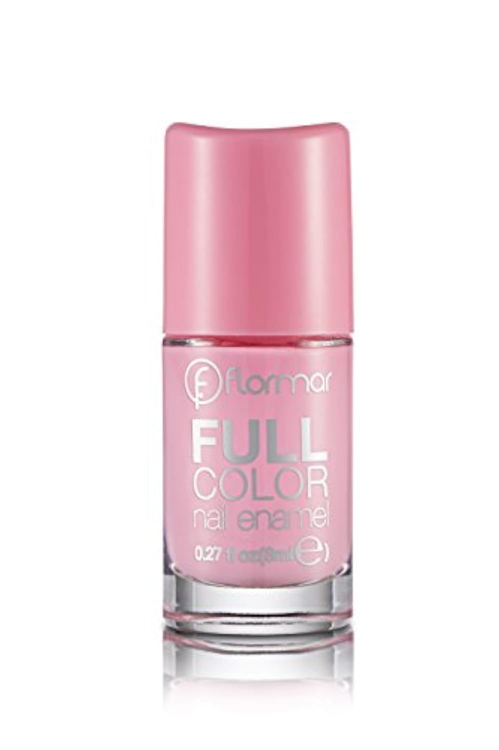 Flormar Full Color Nail Enamel FC03 Bubble Gum Full Color Nail Polish, High-Shine Finish, Smooth, Even Application, Buildable Layers, Top-Coat Friendly Finish