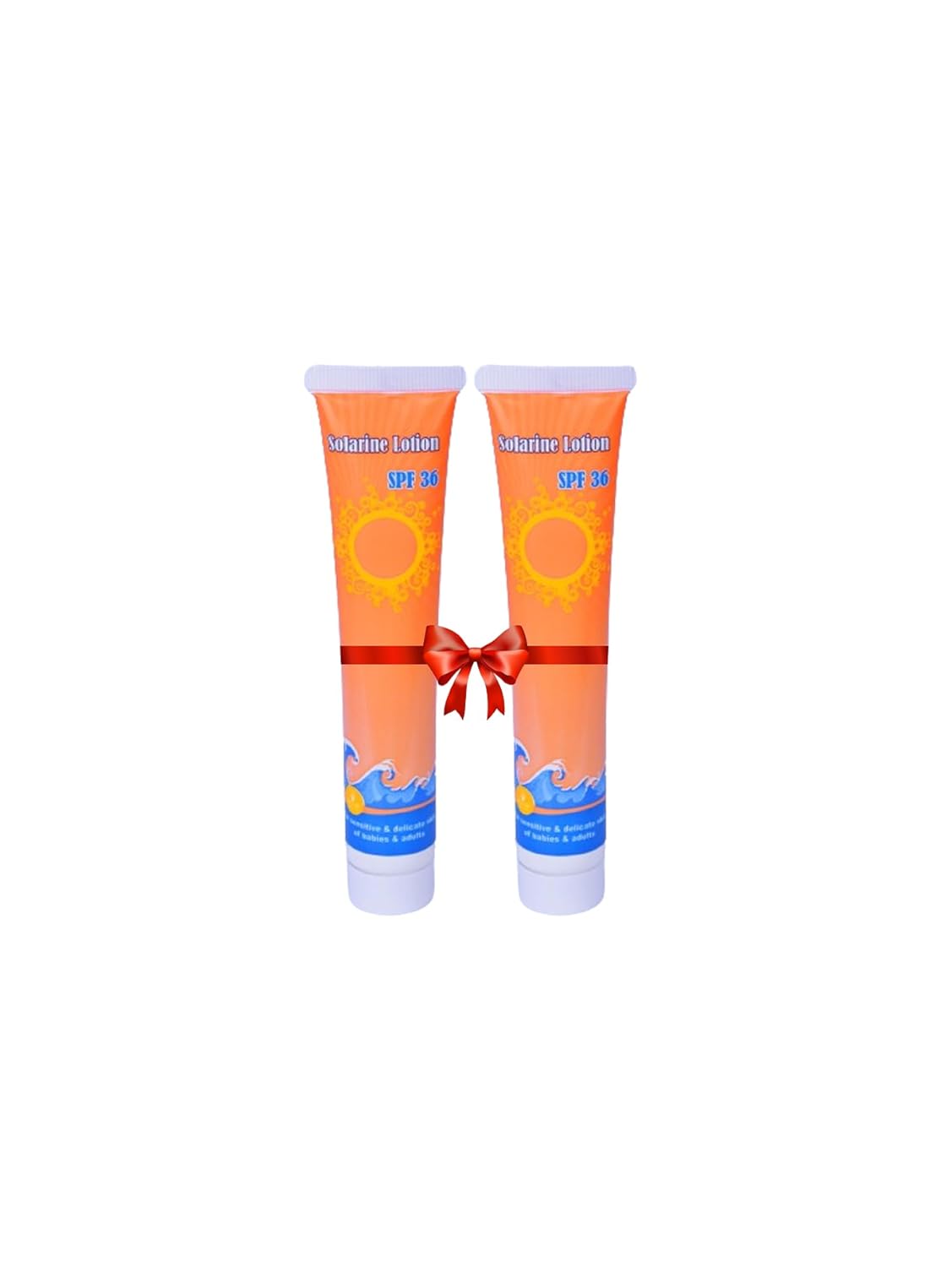 WEISER Solarine Lotion SPF 36 Sunscreen Pack of 2, Sensitive & Delicate Skin Protection 50ML