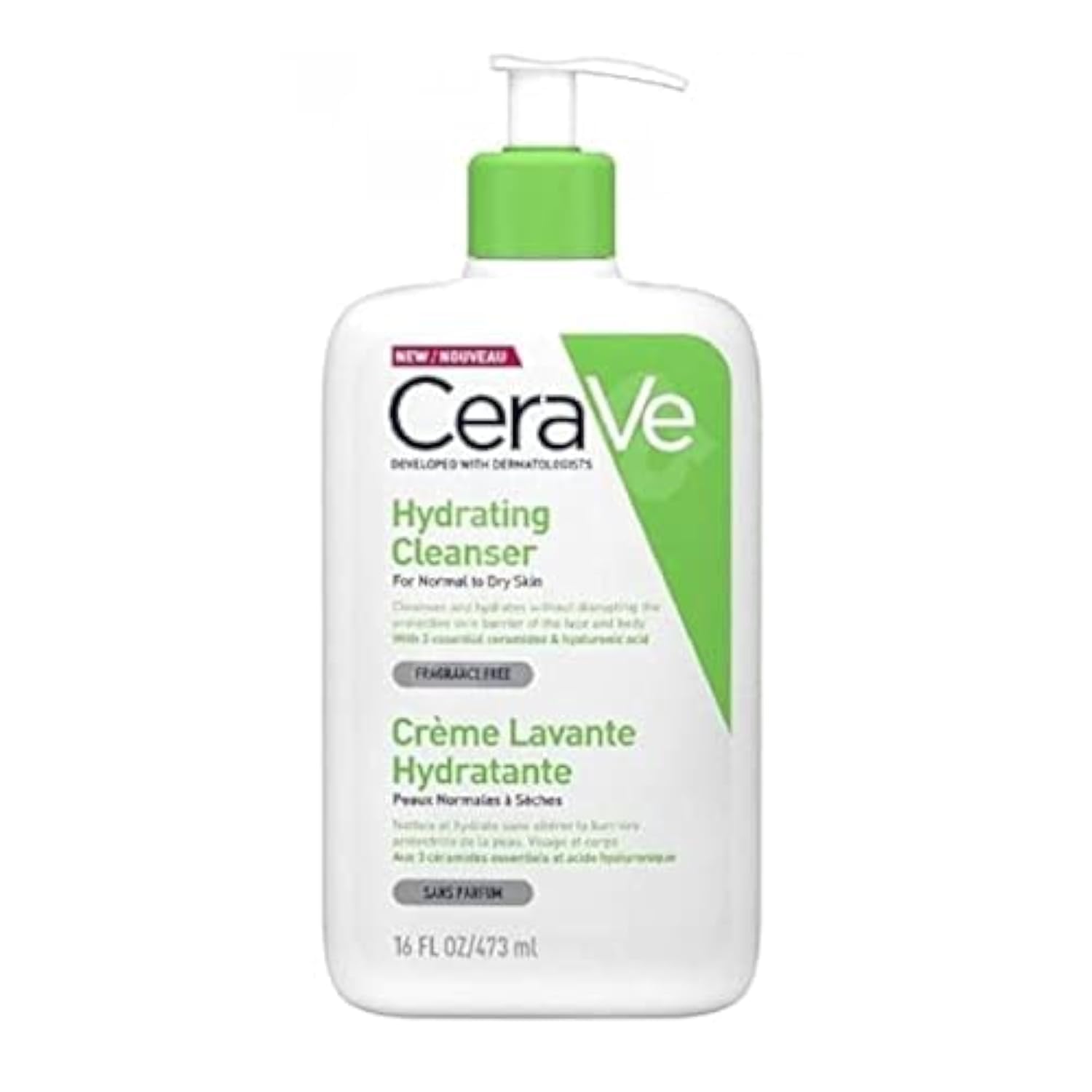 CeraVe Hydrating Cleanser For Normal to Dry Skin (473ml)
