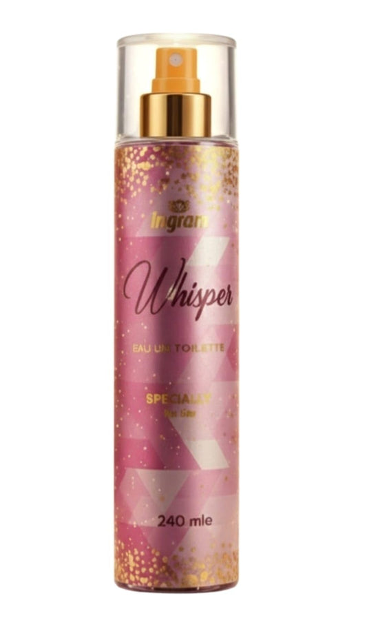 Ingram Whisper Splash for Women, 240 ml, Floral Fragrance