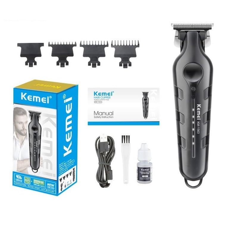 KEMEI Kemei KM-1563 7200RPM 3 Combs 3 Hours Continuous Lighting