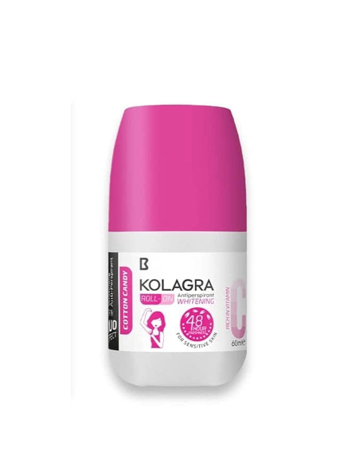 Kolagra whitening roll on cotton candy, 60ml