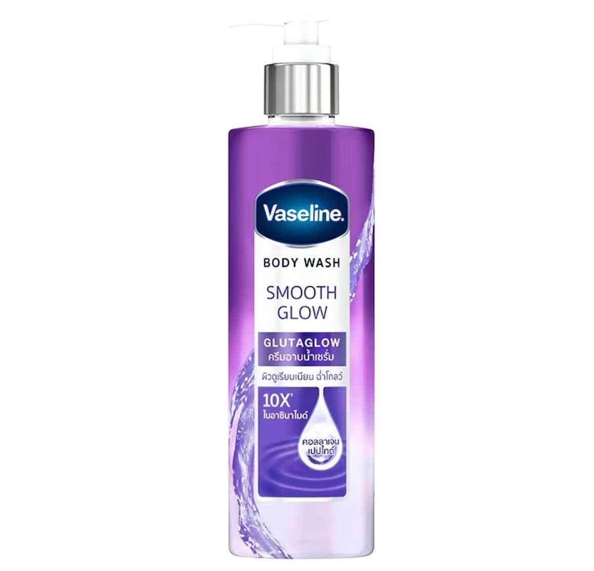 Vaseline Body Wash Glitter Glow Mauve 425ml