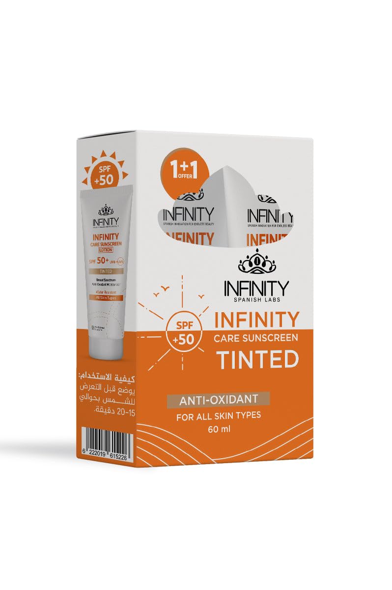 Infinity Care Sunscreen Tinted SPF50+ Buy 1 Get 1 Free