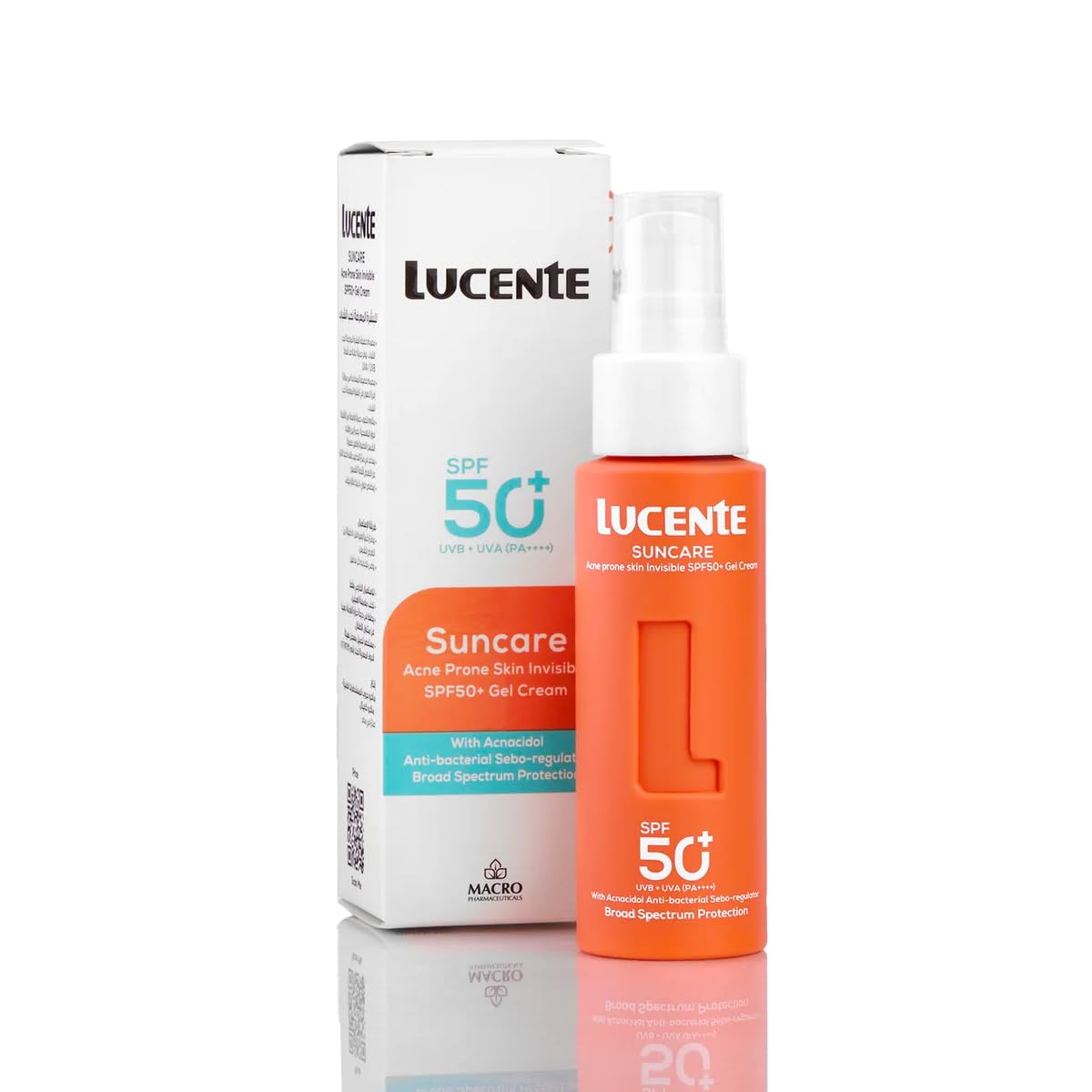 Macro Lucente SunCare Acne Prone Skin INVI SPF50+ Gel Cream 50ml