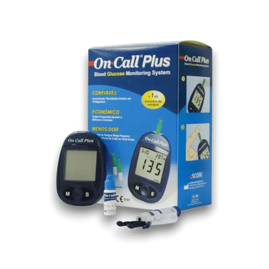 On Call Plus Blood Glucose Meter + 50 Strips