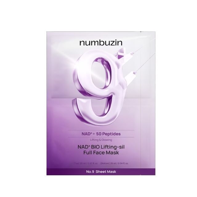 Numbuzin No. 9 NAD Bio Lifting-sil Full Face Pack Sheet (1ea)