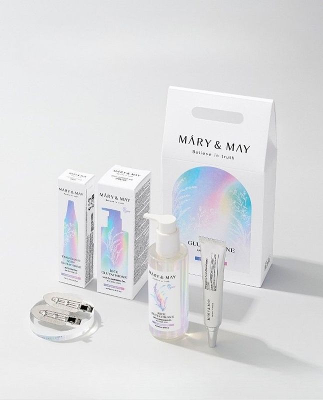 Mary&May Glutathione Kit Cleansing Oil + Eye Cream + Hair Pin