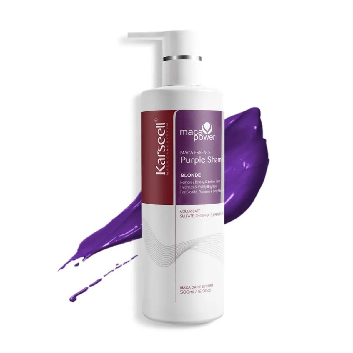 Karseell Maca Power Purple Hair Shampoo Blonde 500ml
