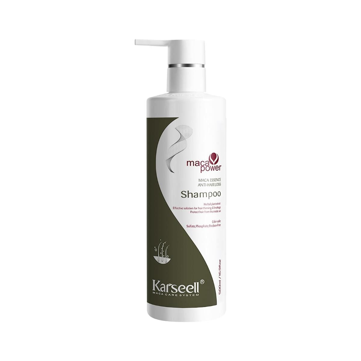 Karseell Maca Power Hair Shampoo Anti Hair Loss 500ml