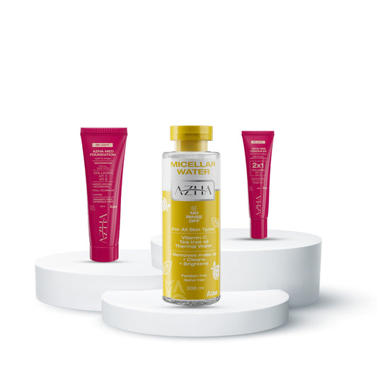 Concealer + Foundation + Micellar Water