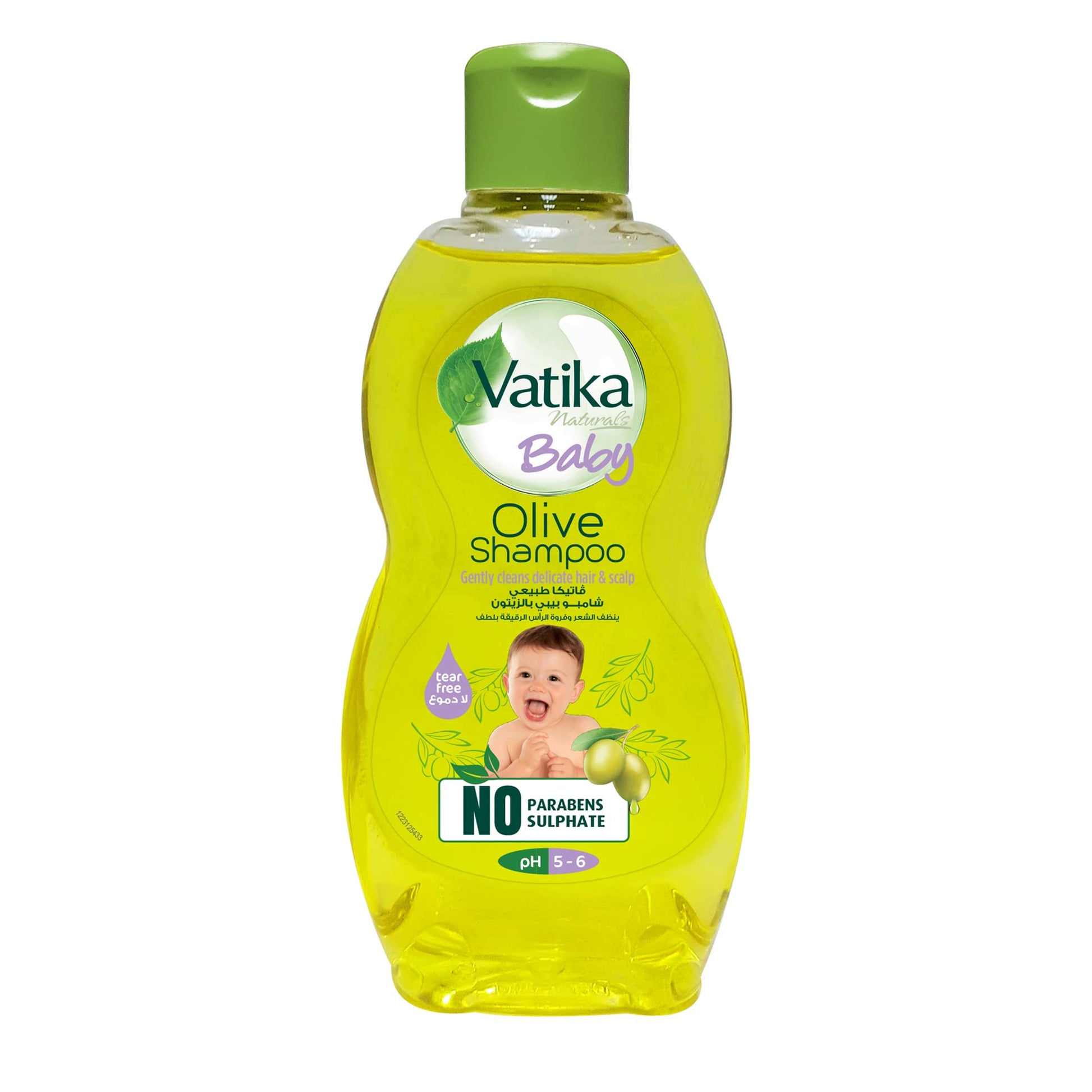 Vatika Naturals Baby Shampoo (200mL) | Enriched with Olive Extracts | Gentle and Tear Free Cleaning for Baby | Dermatologically Tested and Proven | No Harsh Chemicals