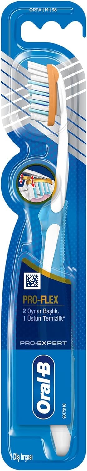 Oral-B Pro-Expert Clinic Line Pro-Flex 38 Medium Manual Toothbrush, Multi-Colored
