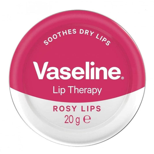 Vaseline Lip Therapy Rosy Lips, Rose and Almond Oil, 20g, SPF 15, Pink