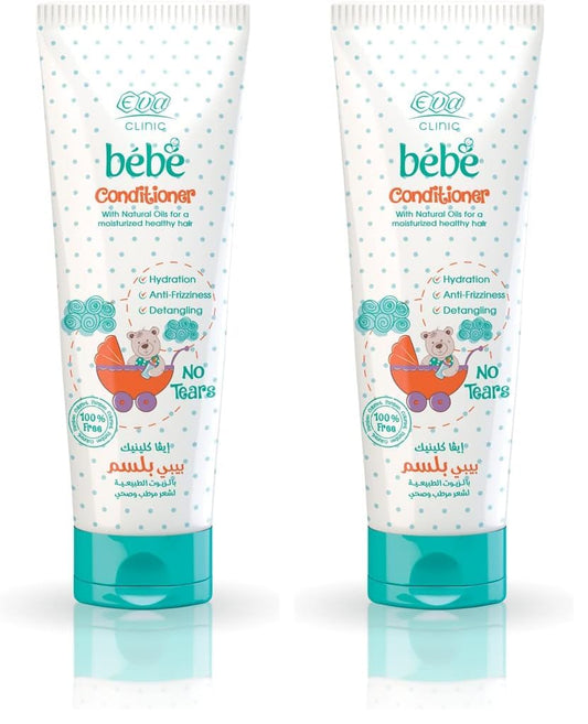 Eva Clinic Bébé - Conditioner with Natural Oils, 200ml (Pack of 2)