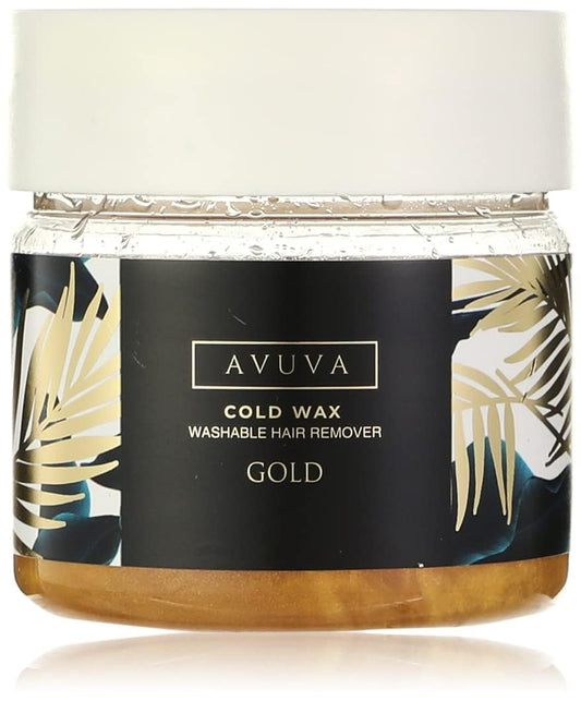 Avuva cold wax hair removal -gold -228 gm