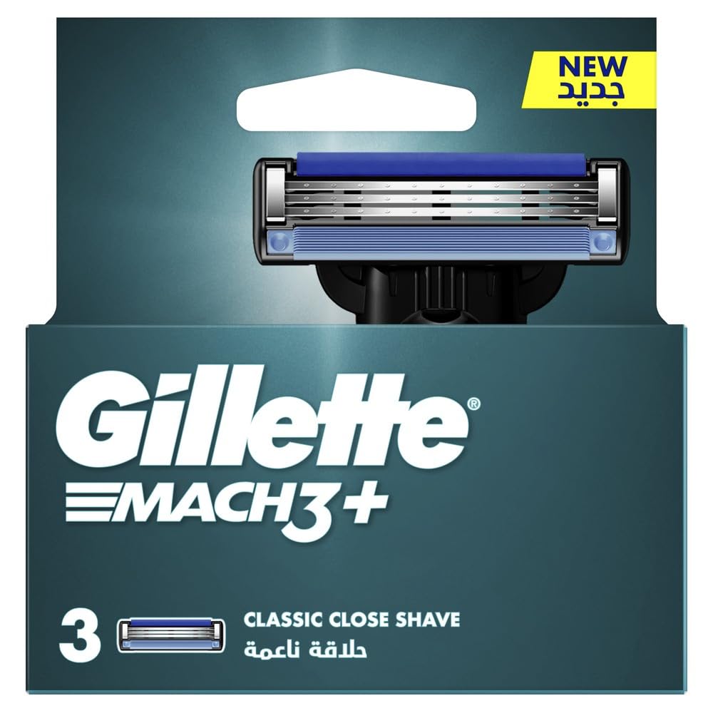 Gillette Mach3+ Razor Blade Refills – 3 Pieces
