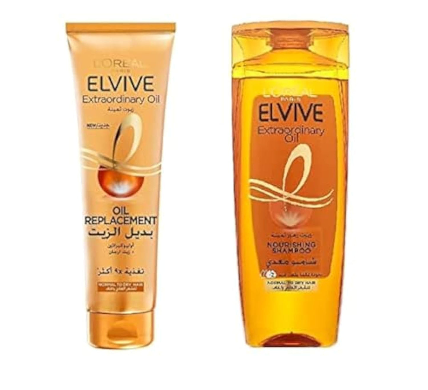 L’Oréal Paris L'Oreal Elvive Dry Shampoo 400 ml and Oil Replacement 300 ml Gift Set